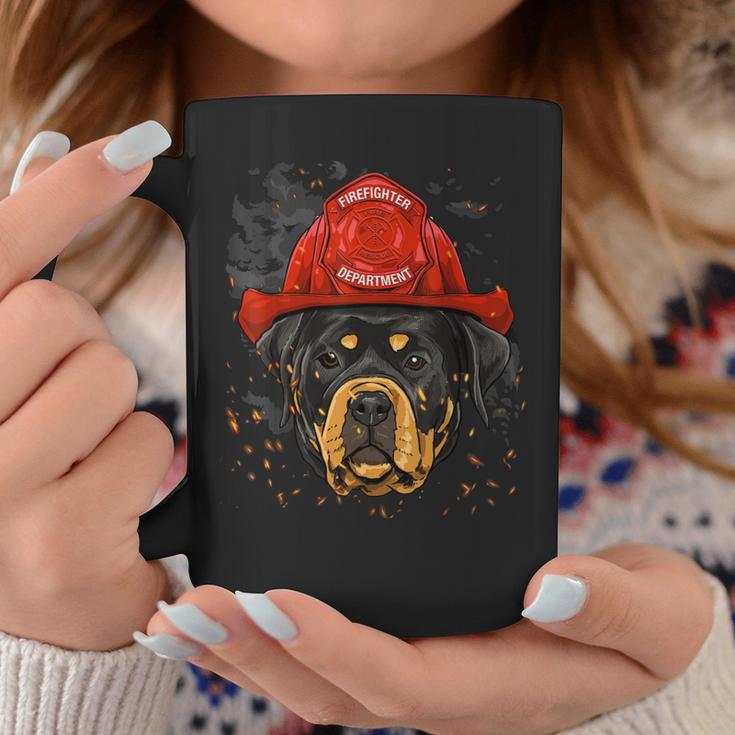 Firefighter Rottweiler Firefighter Rottweiler Dog Lover Coffee Mug