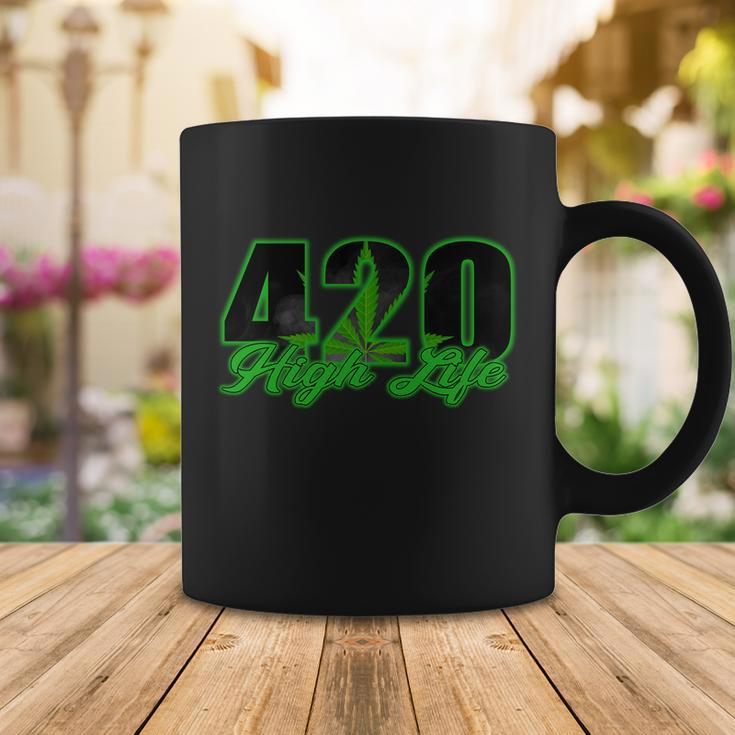 420 High Life Medical Marijuana Weed Coffee Mug Unique Gifts