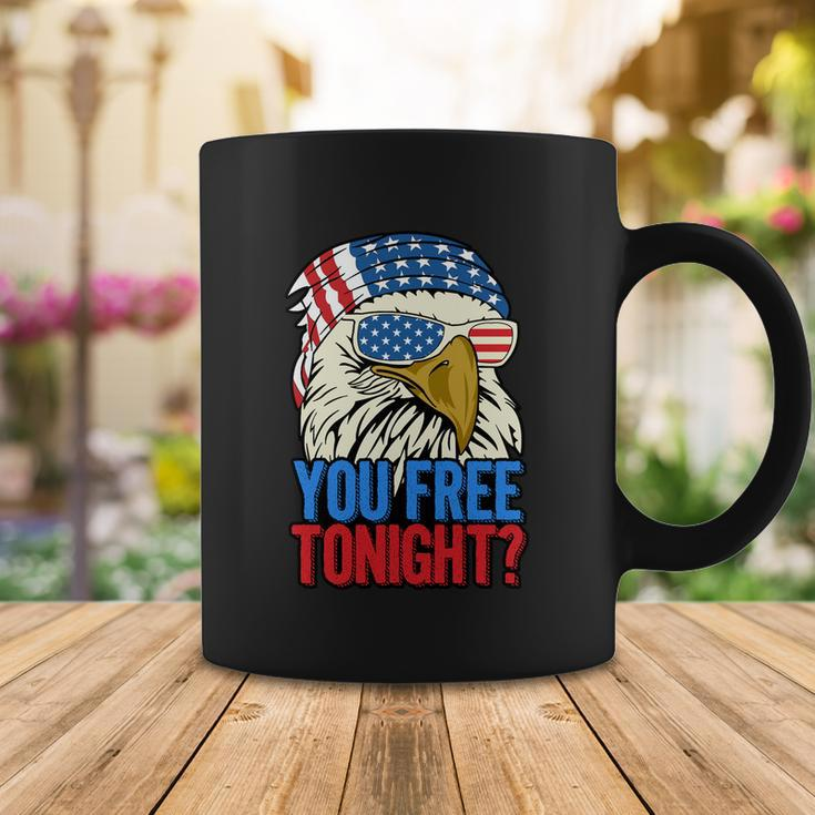 4Th Of July American Flag Bald Eagle Mullet You Free Tonight Gift Coffee Mug Unique Gifts