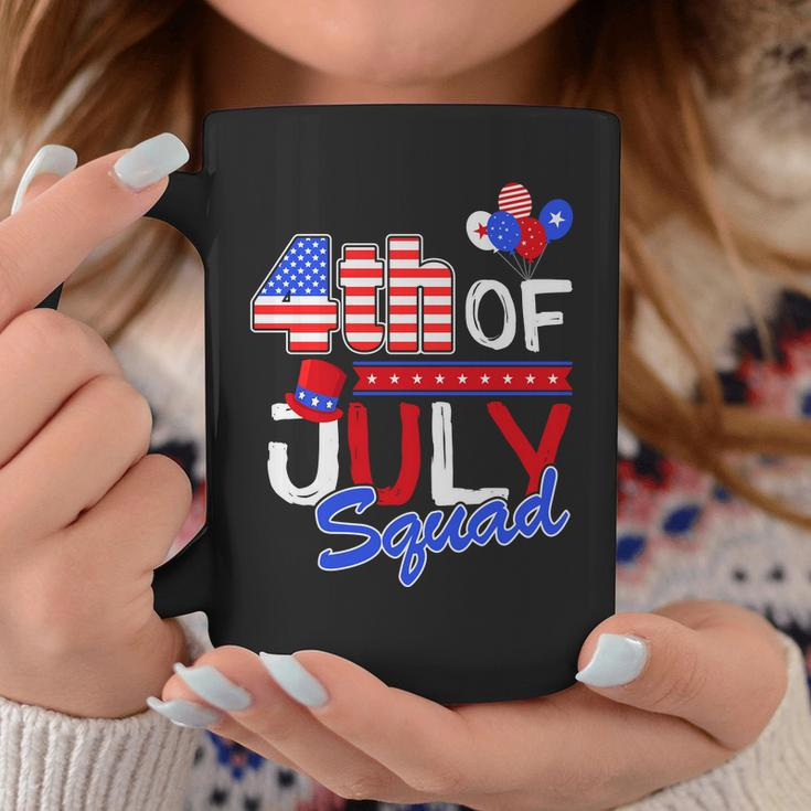 4Th Of July Squad Hat Patriotic Proud American Coffee Mug Personalized Gifts
