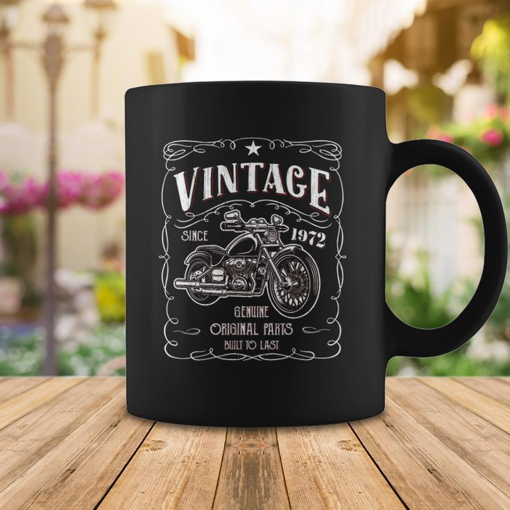 50Th Birthday 1972 Gift Vintage Classic Motorcycle 50 Years Coffee Mug Unique Gifts