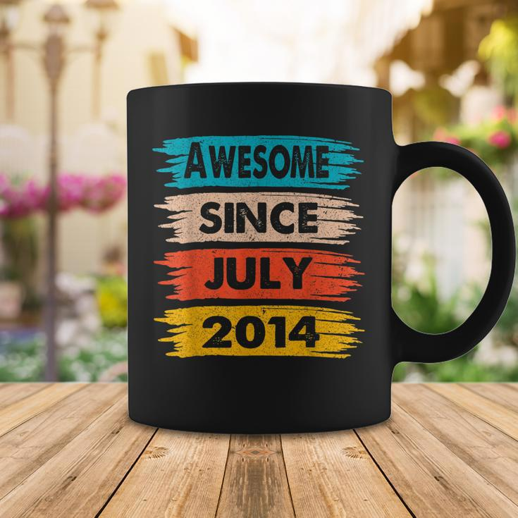 8 Years Old Birthday Awesome Since July 2014 8Th Birthday Coffee Mug Funny Gifts
