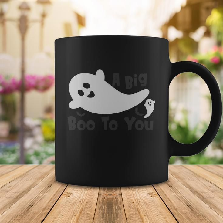A Big Boo To You Ghost Boo Halloween Quote Coffee Mug Unique Gifts