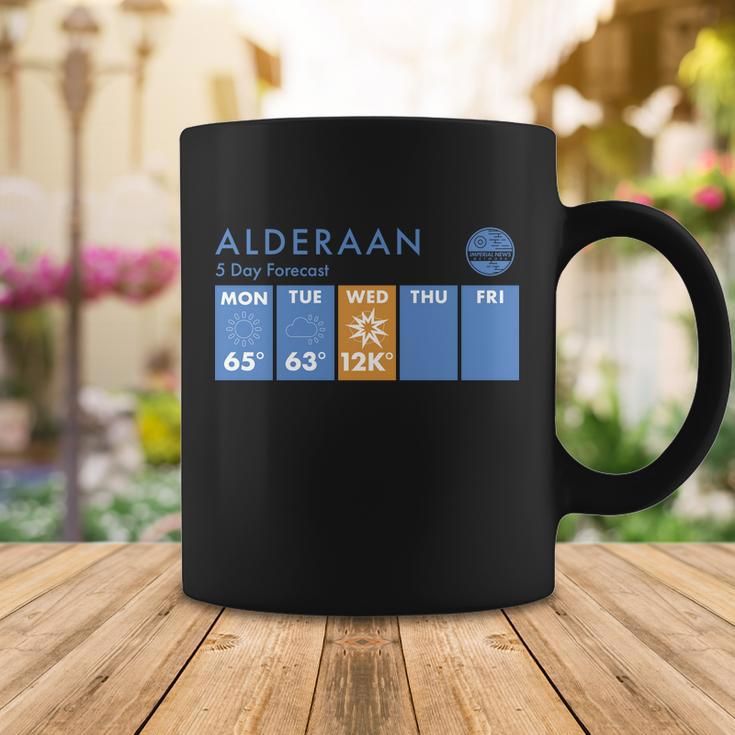 Alderaan 5 Day Forecast Tshirt Coffee Mug Unique Gifts