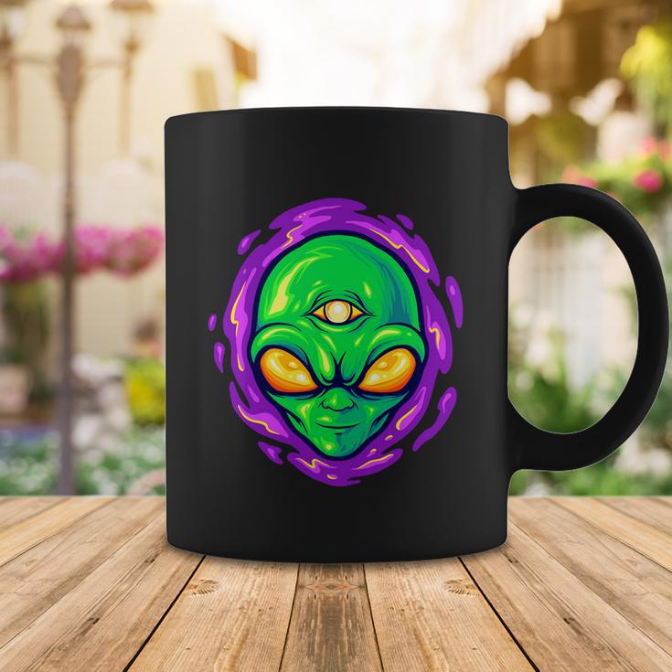 Alien Head Mascot Monster Tshirt Coffee Mug Unique Gifts