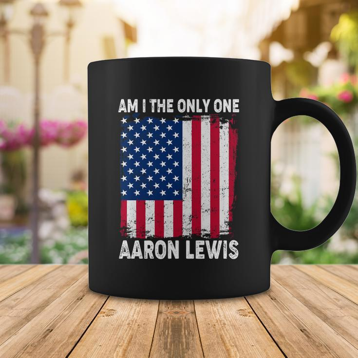 Am I The Only One Aaron Lewis Distressed Usa American Flag Coffee Mug Unique Gifts