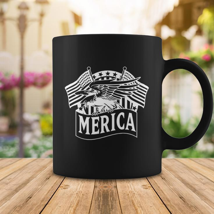American Flag Merica Tee Eagle Mullet 4Th Of July Usa Gift Coffee Mug Unique Gifts