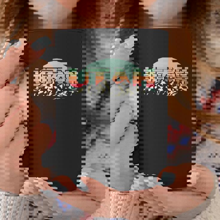 American State Utah Vintage Mountain Nature Hiking Coffee Mug Personalized Gifts