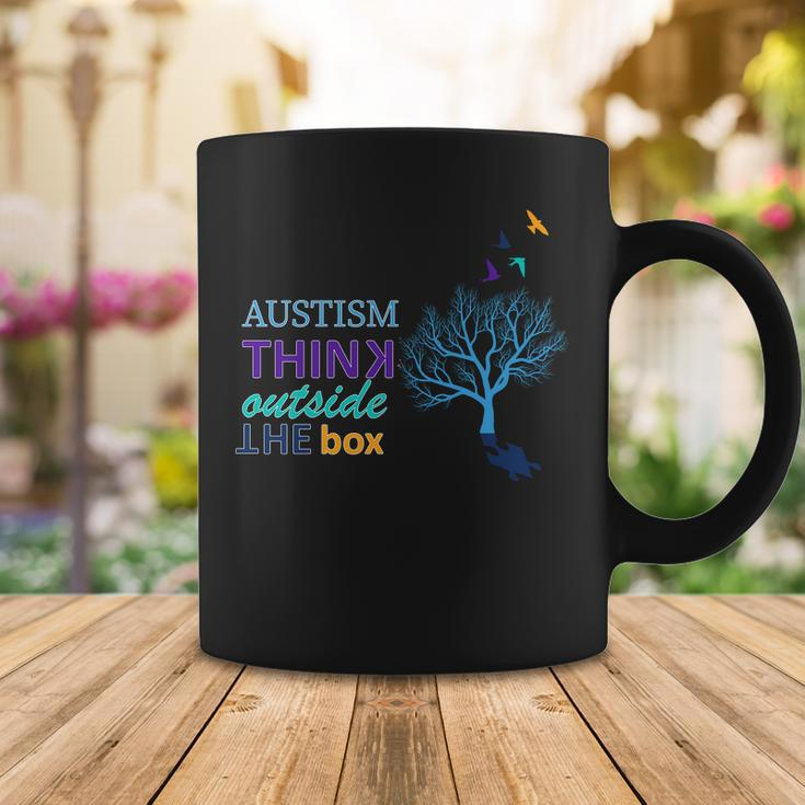 Autism Think Outside The Box Tshirt Coffee Mug Unique Gifts
