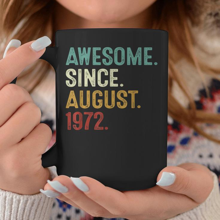 Awesome Since August 1972 50 Years Old 50Th Birthday  Coffee Mug Personalized Gifts