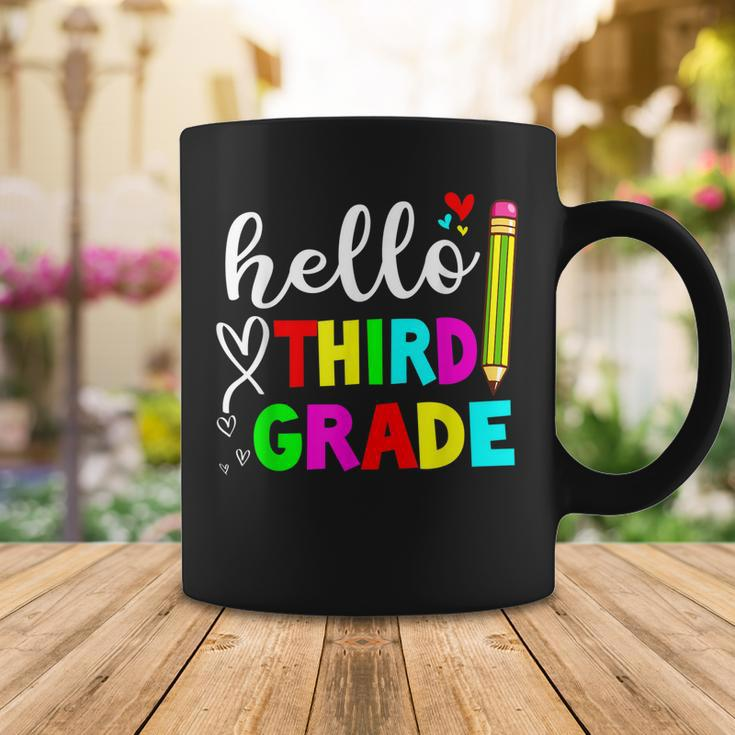 Back To School Hello 3Rd Grade Kids Teacher Student Coffee Mug Funny Gifts