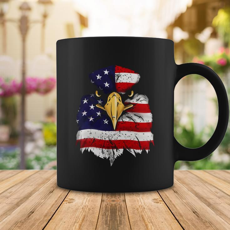 Bald Eagle 4Th Of July American Flag Patriotic Freedom Usa Gift Coffee Mug Unique Gifts