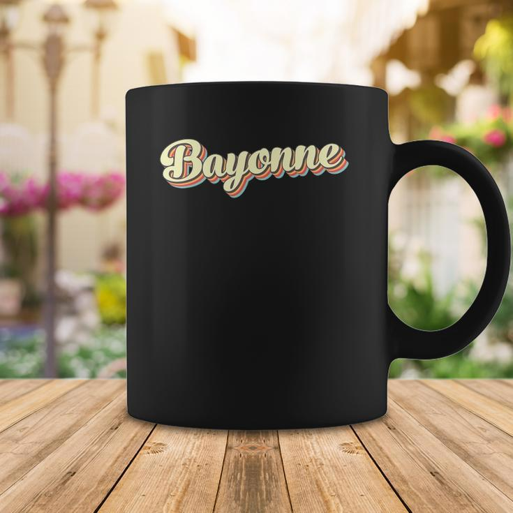 Bayonneretro Art Baseball Font Vintage Coffee Mug Unique Gifts
