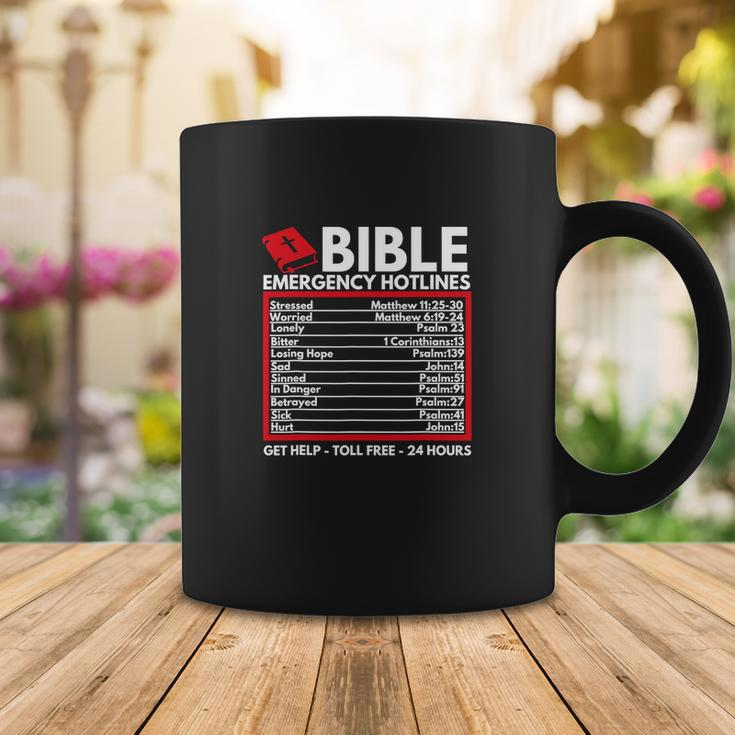 Bible Emergency Numbers Funny Christian Bible V2 Coffee Mug Unique Gifts