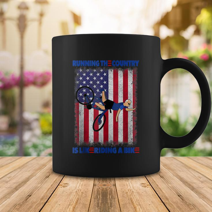 Biden Bike Bicycle Running The Country Is Like Riding A Bike V15 Coffee Mug Unique Gifts