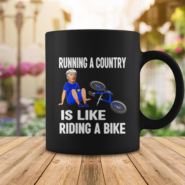 Biden Falls Off Bike Joe Biden Falling Off His Bicycle Funny V3 Coffee Mug Unique Gifts