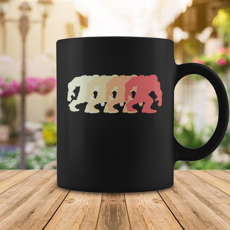 Bigfoot Silhouette Retro Sasquatch Tshirt Coffee Mug Unique Gifts