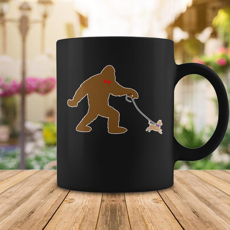 Bigfoot Walking Chihuahua Dog Coffee Mug Unique Gifts