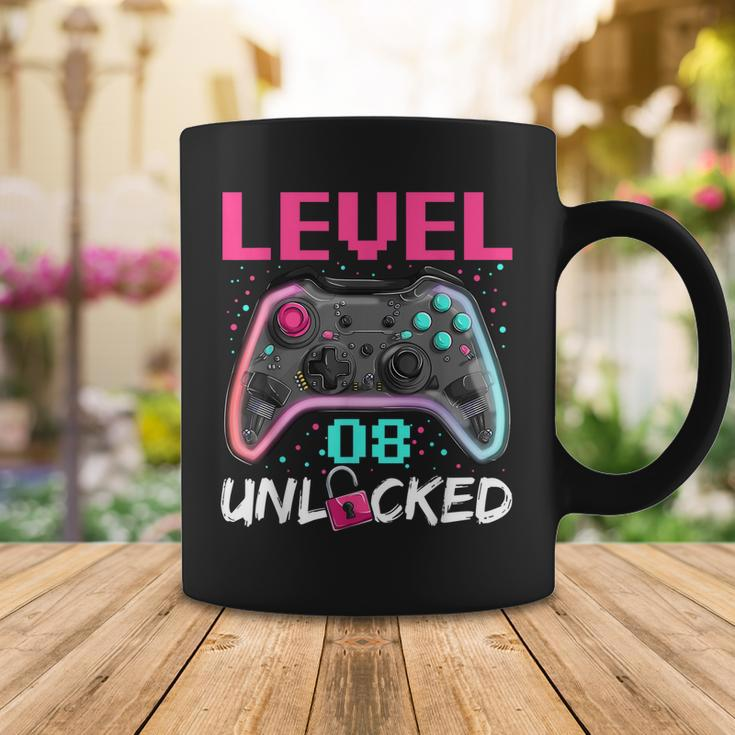 Birthday Boy Level 8 Unlocked 8 Years Old Gamer Boy Coffee Mug Funny Gifts