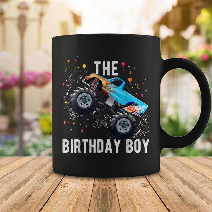 Birthday Boy Monster Truck Family Matching Coffee Mug Funny Gifts