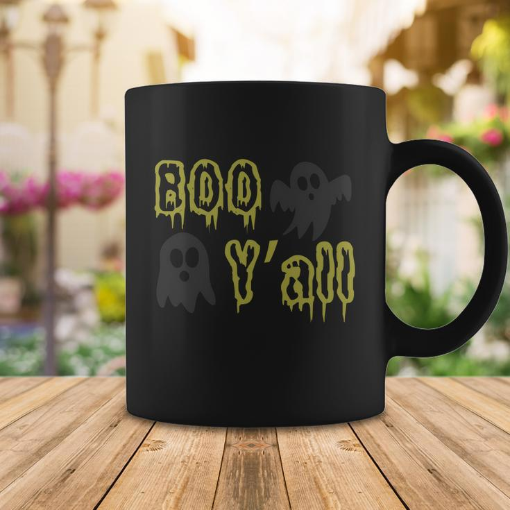 Boo Yall Ghost Boo Halloween Quote Coffee Mug Unique Gifts