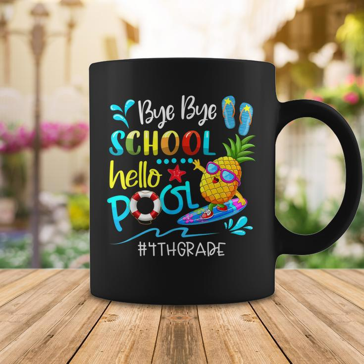 Bye Bye School Hello Pool Team 4Th Grade End Of School Year Coffee Mug Funny Gifts