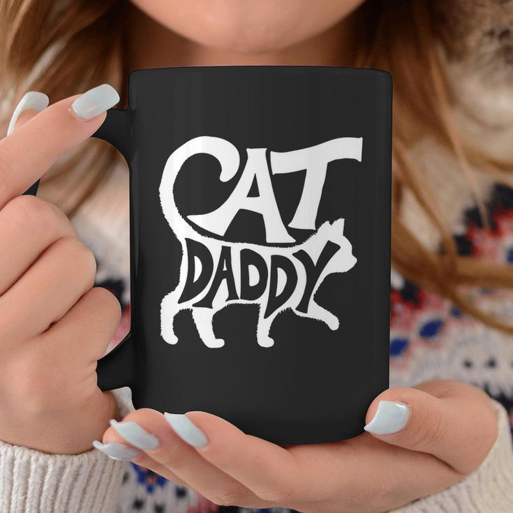 Cat Daddy Funny Cat Dad Simple Minimalist Lettering Coffee Mug Personalized Gifts