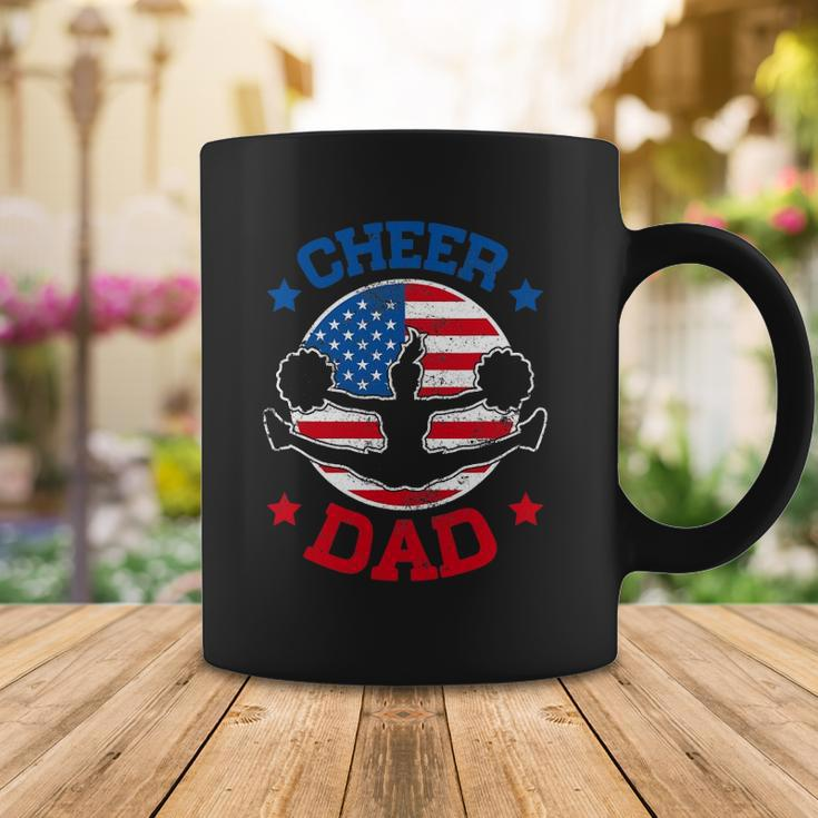 Cheer Dad Proud Fathers Day Cheerleading Girl Competition Coffee Mug Unique Gifts