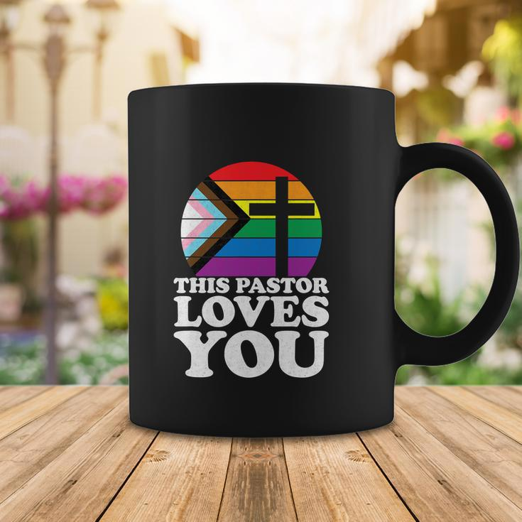 Christian Ally Inclusive Pride Clergy This Pastor Loves You Coffee Mug Unique Gifts