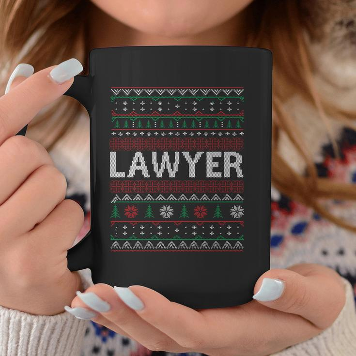 Christmas Lawyer Ugly Christmas Sweater Graphic Design Printed Casual Daily Basic Coffee Mug Personalized Gifts