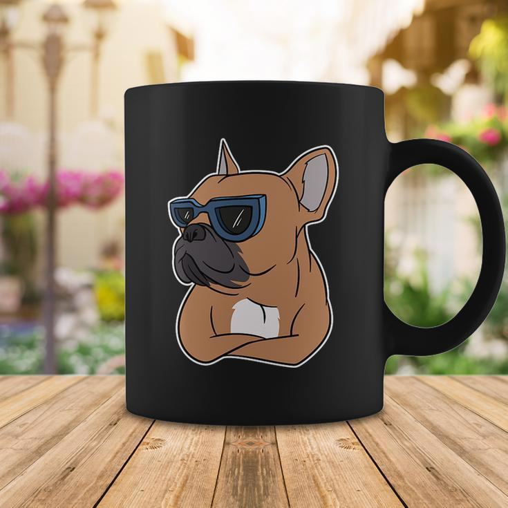 Cool French Bulldog Sunglasses Coffee Mug Unique Gifts