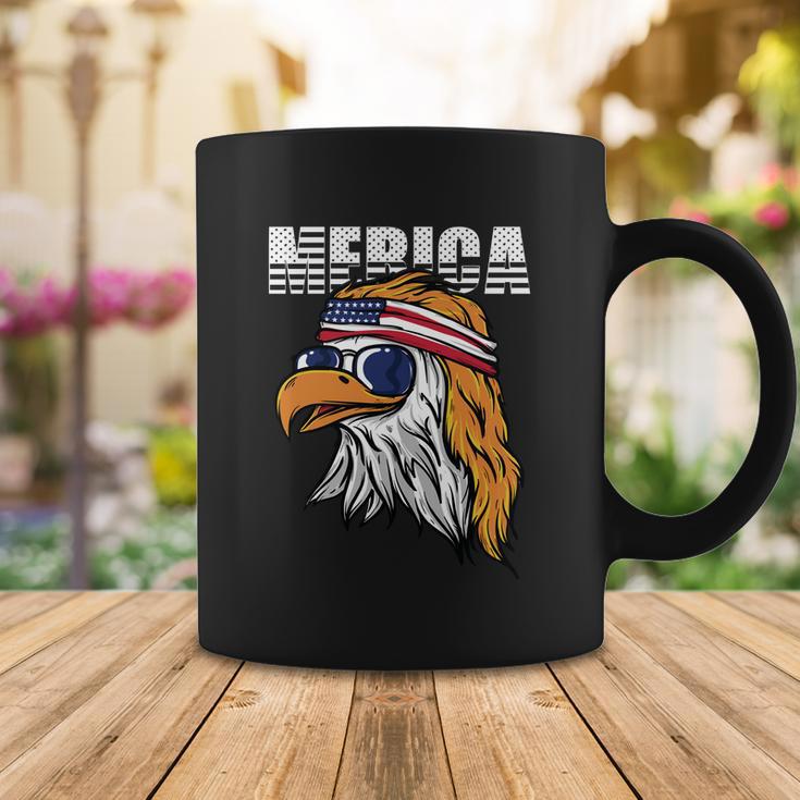 Cool Merica Eagle Mullet Usa 4Th Of July Gift Coffee Mug Unique Gifts