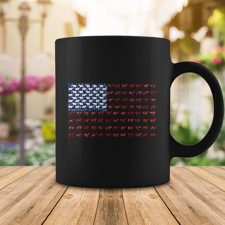 Cow American Flag Us 4Th Of July Farm Coffee Mug Unique Gifts