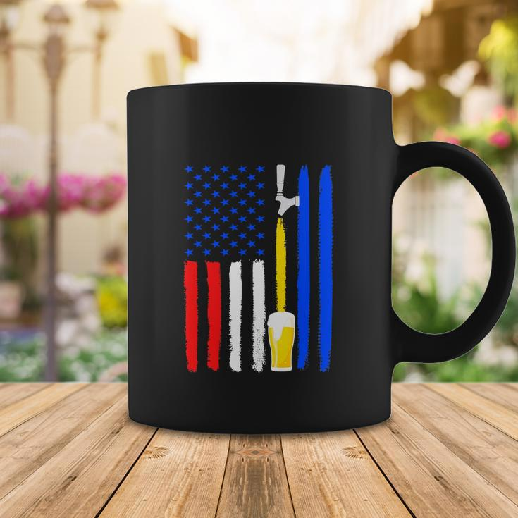 Craft Beer American Flag Usa Patriotic Funny 4Th Of July Coffee Mug Unique Gifts