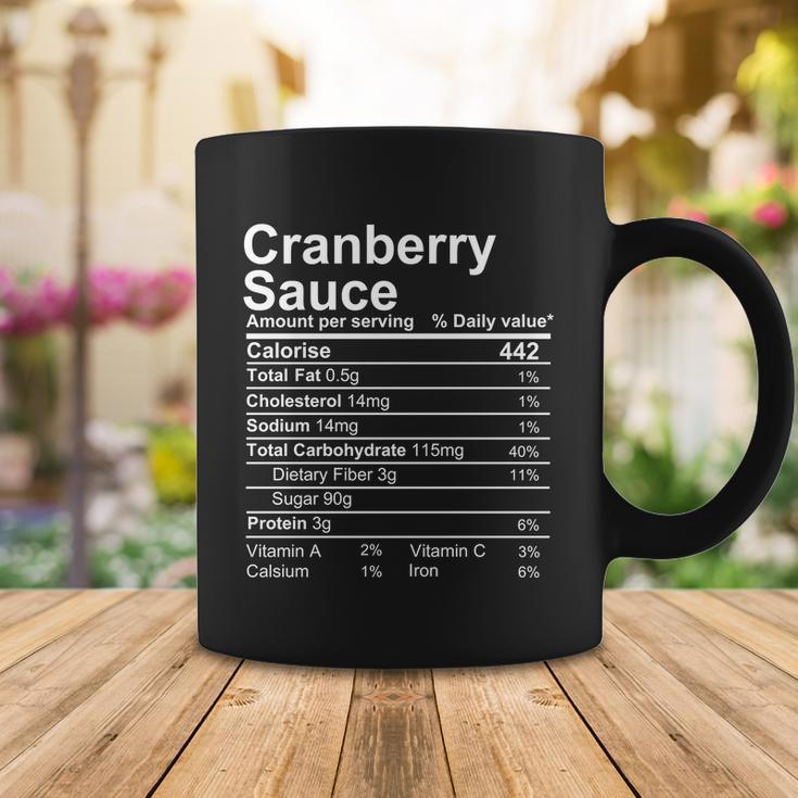 Cranberry Sauce Nutrition Facts Label Coffee Mug Unique Gifts