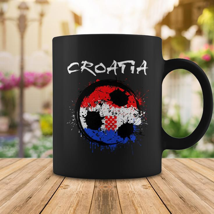 Croatia Soccer Ball Flag Coffee Mug Unique Gifts