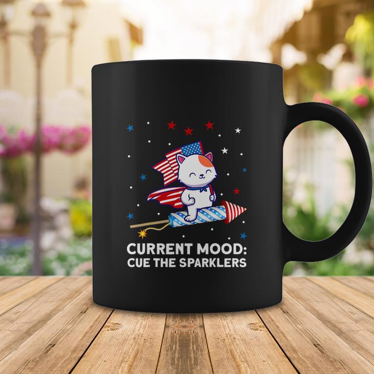 Current Mood Cue The Sparklers 4Th Of July Coffee Mug Unique Gifts