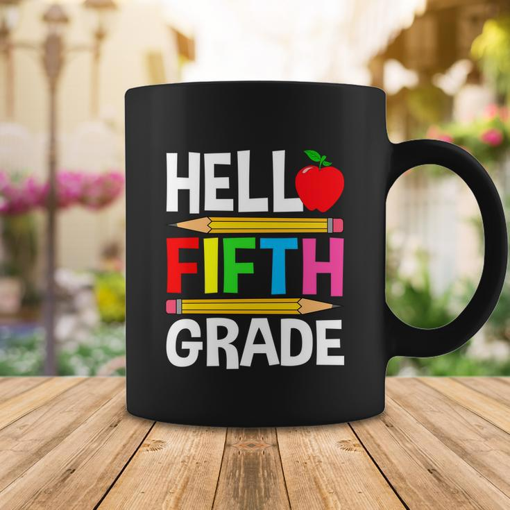 Cute Hello Fifth Grade Outfit Happy Last Day Of School Funny Gift Coffee Mug Unique Gifts