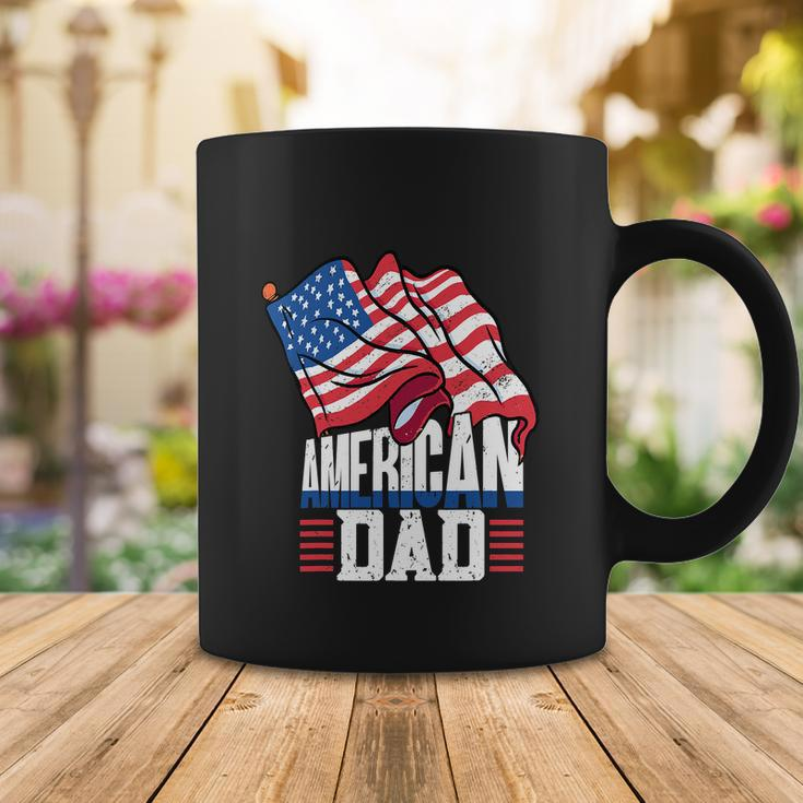 Dad Patriotic American Flag 4Th Of July Coffee Mug Unique Gifts