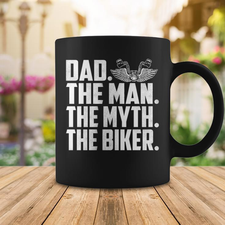 Dad The Biker Coffee Mug Funny Gifts