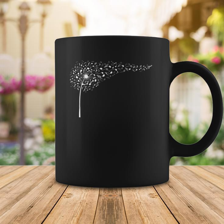 Dandelion Blowing Music Notes Cute Christmas Gift Coffee Mug Unique Gifts