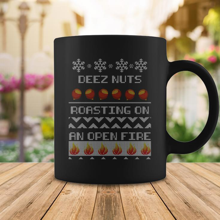 Deez Nuts Roasting On An Open Fire Ugly X-Mas Tshirt Coffee Mug Unique Gifts