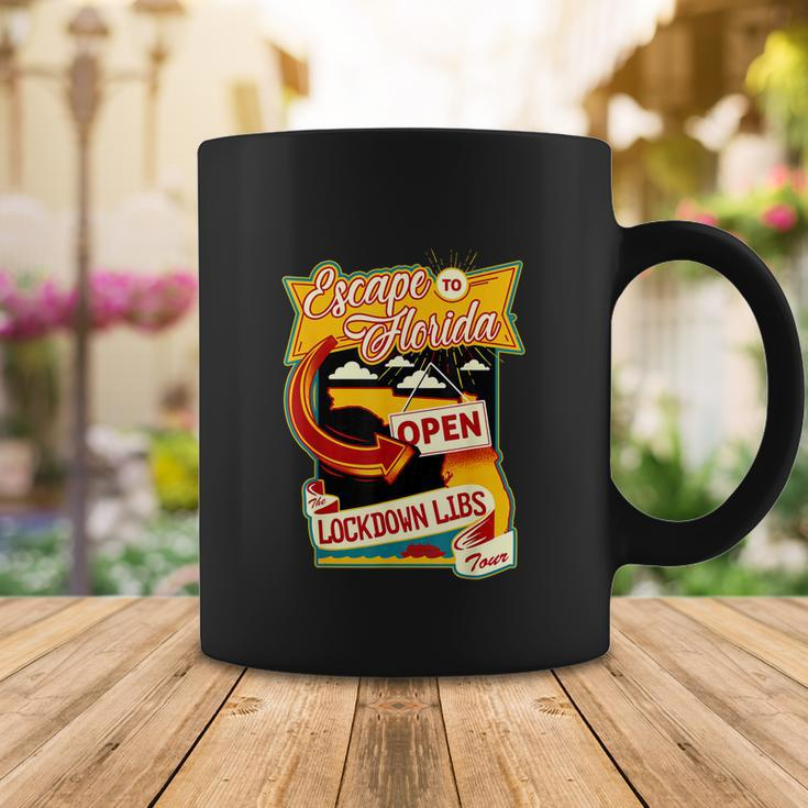 Desantis Escape To Florida The Lockdown Libs Both Sides Gift Coffee Mug Unique Gifts