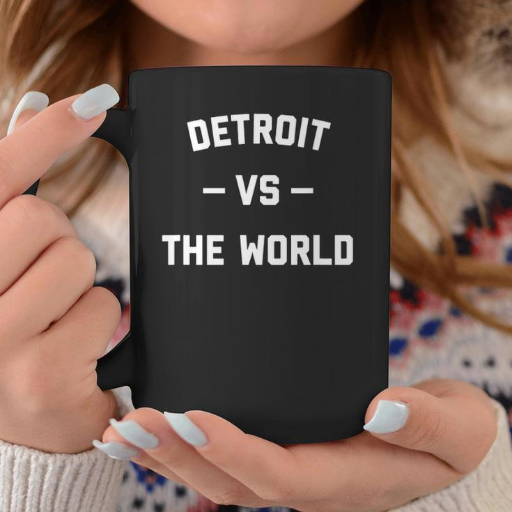 Detroit Vs The World Gift Coffee Mug Personalized Gifts
