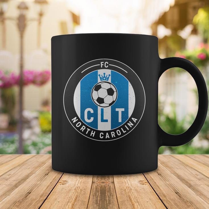 Distressed Charlotte North Carolina Clt Soccer Jersey V2 Coffee Mug Unique Gifts