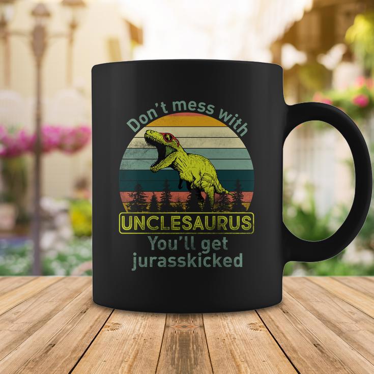 Dont Mess With Unclesaurus Tshirt Coffee Mug Unique Gifts