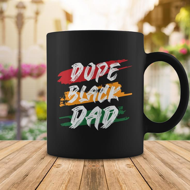 Dope Black Dad Fathers Day Juneteenth Coffee Mug Unique Gifts