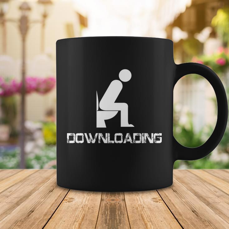 Downloading Poop Toilet Tshirt Coffee Mug Unique Gifts