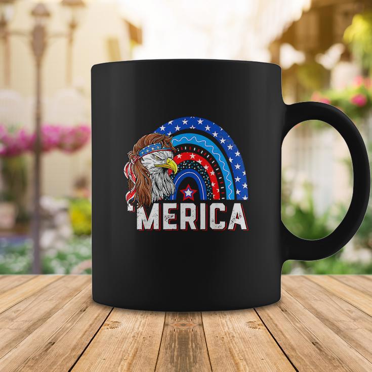 Eagle Mullet 4Th Of July Rainbow American Flag Coffee Mug Unique Gifts