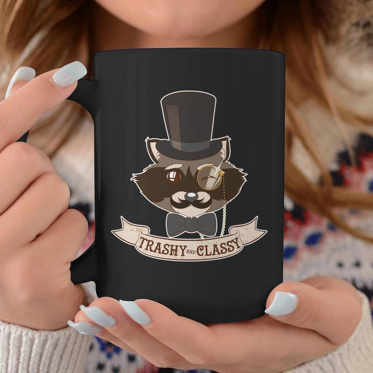 Fancy Trashy Classy Raccoon Graphic Design Printed Casual Daily Basic Coffee Mug Personalized Gifts